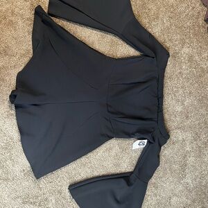 Stylish Black Off-Shoulder Top